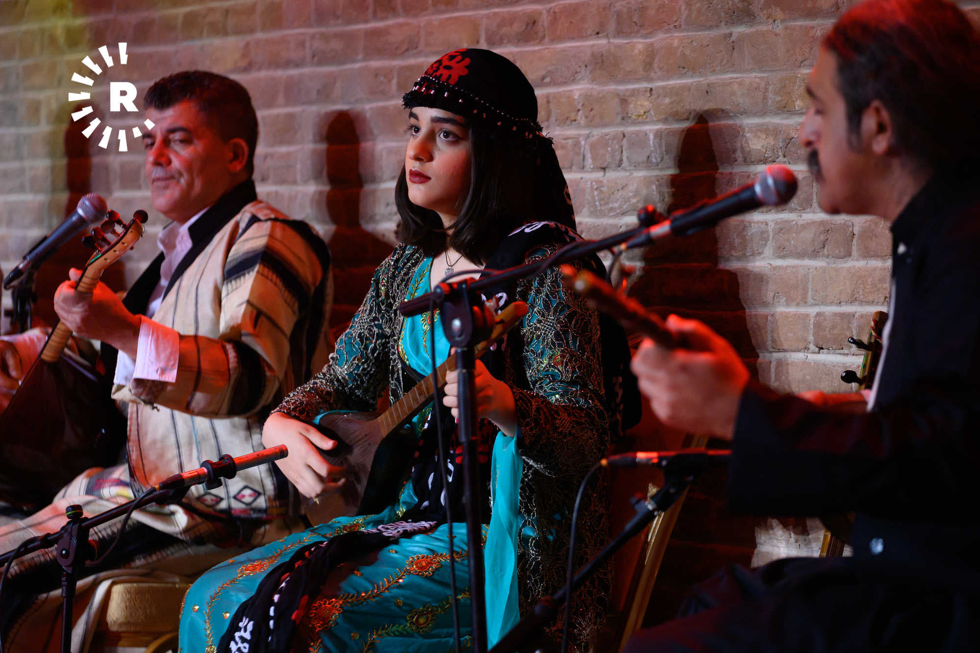 Musicians perform at the inaugural Zahawy Music House concert in Erbil on November 4, 2021. Photo: Bilind T. Abdullah/Rudaw